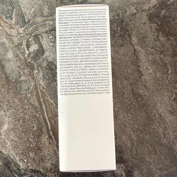 Grown Alchemist Regenerating Gel Mask Full Size 75mL Hydrating Skincare - Picture 4 of 10